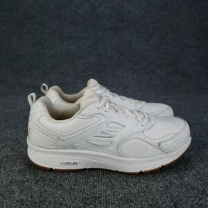 Skechers Go Run Consistent Shoes Women Size 9 White Gum Running Sneakers 128274W